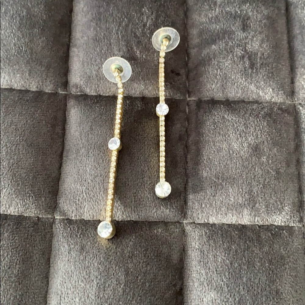 Rhinestoned Earrings